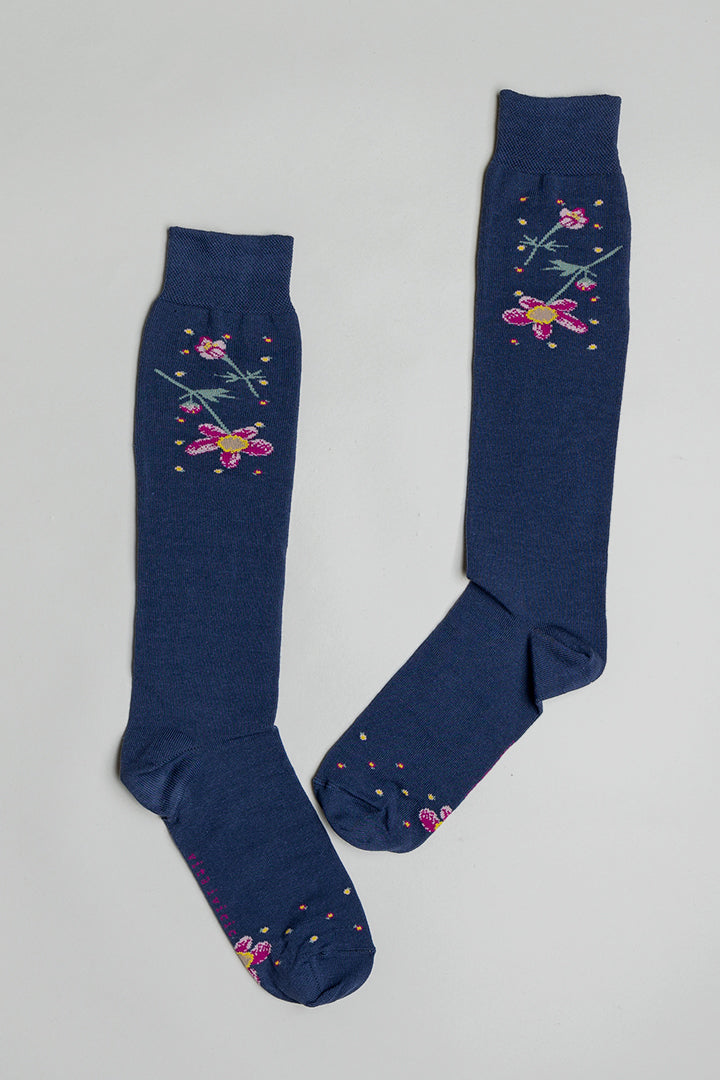 HIGH SOCKS - BLUE