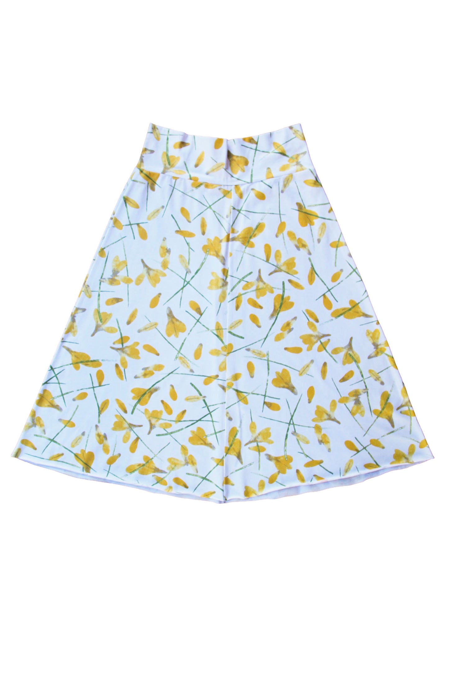 JERSEY SKIRT - CROCUS FLOWERS