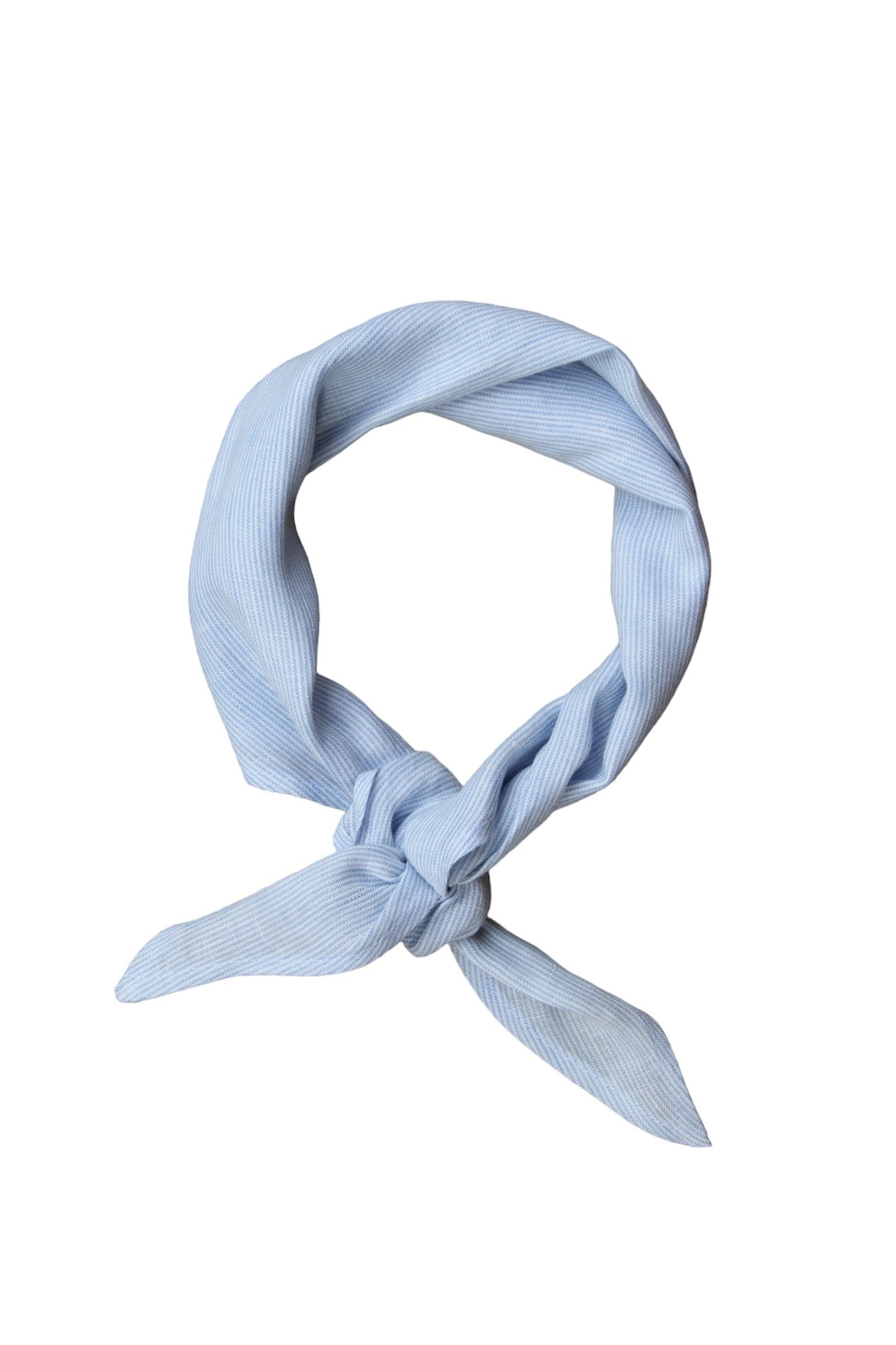 LINEN SCARF - BLUE