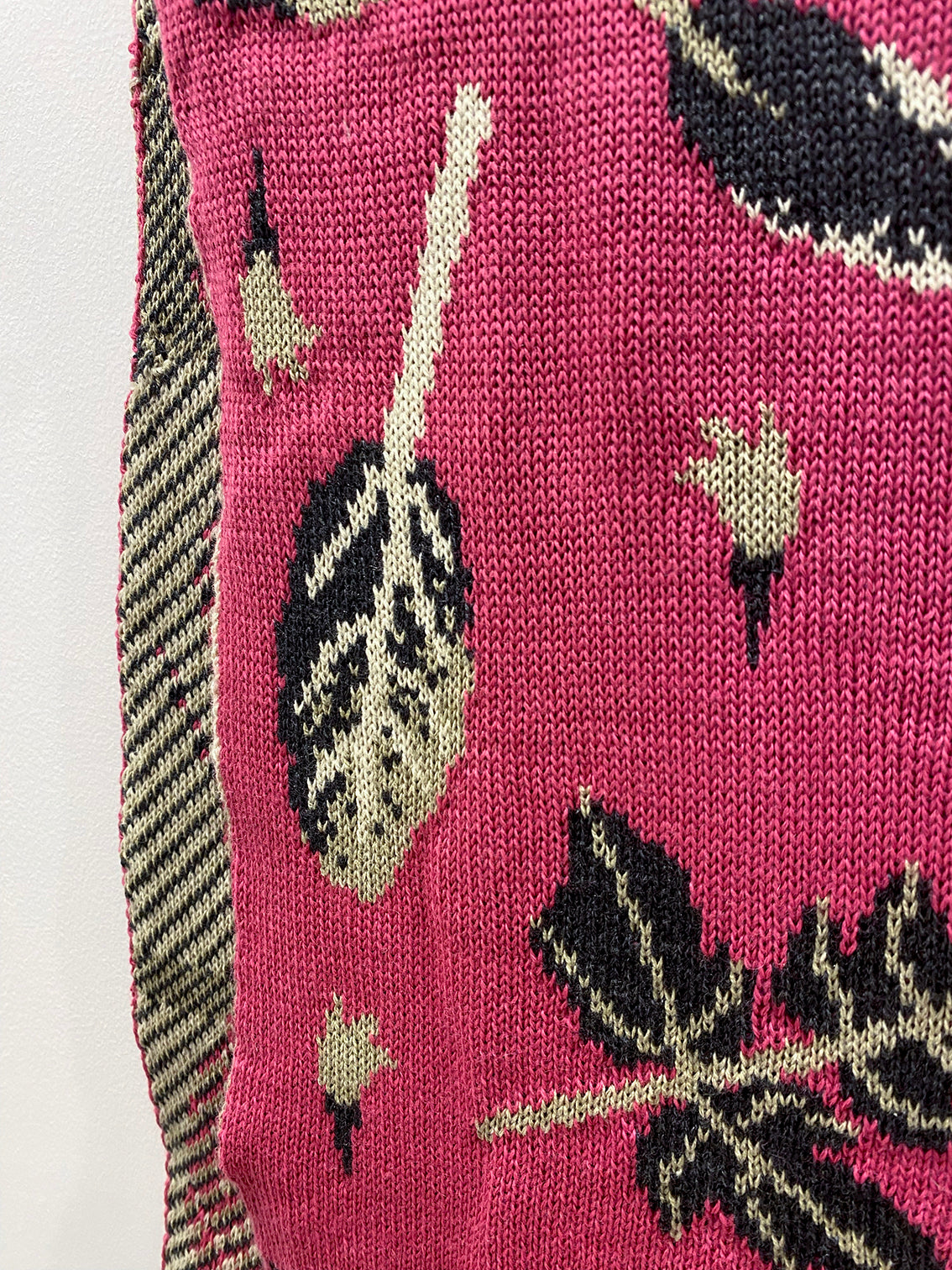 Knitted scarf - pink