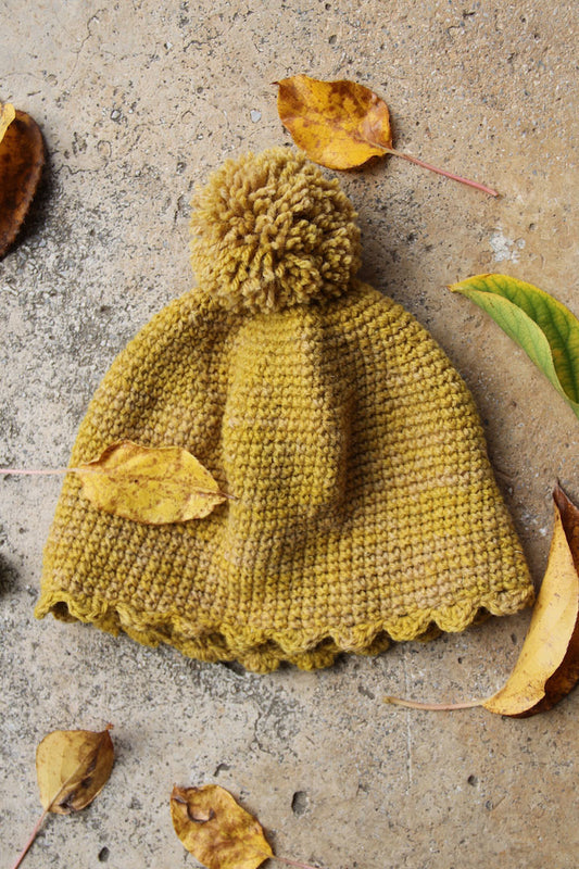 HANDMADE HAT - YELLOW
