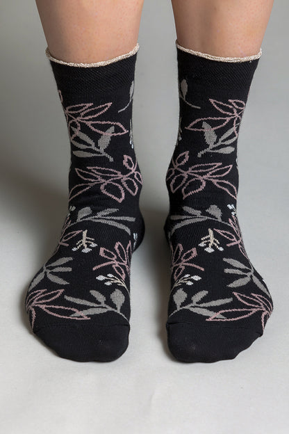 MEADOW SOCKS - BLACK