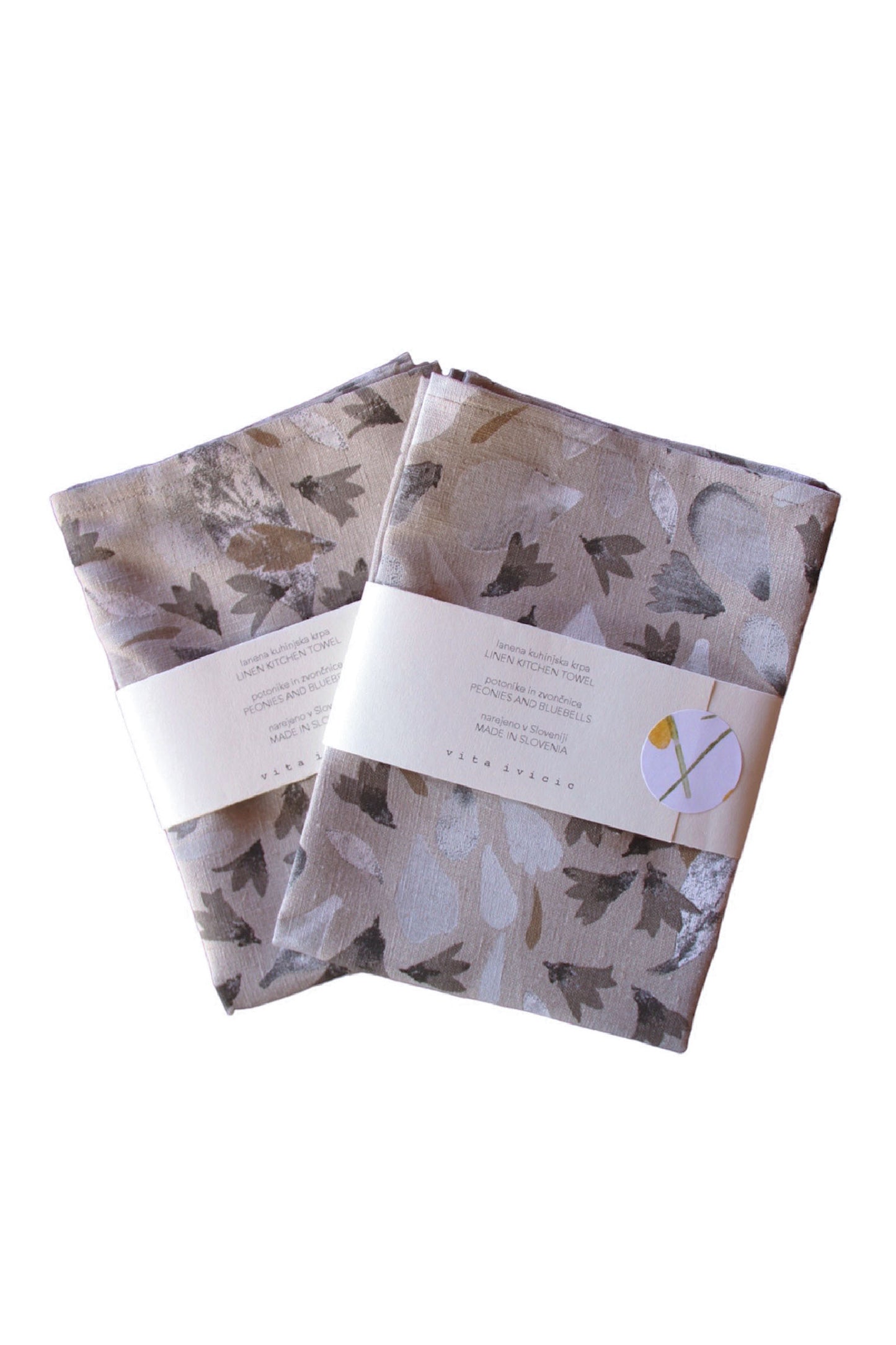 LINEN KITCHEN TOWELS - PACK OF TWO