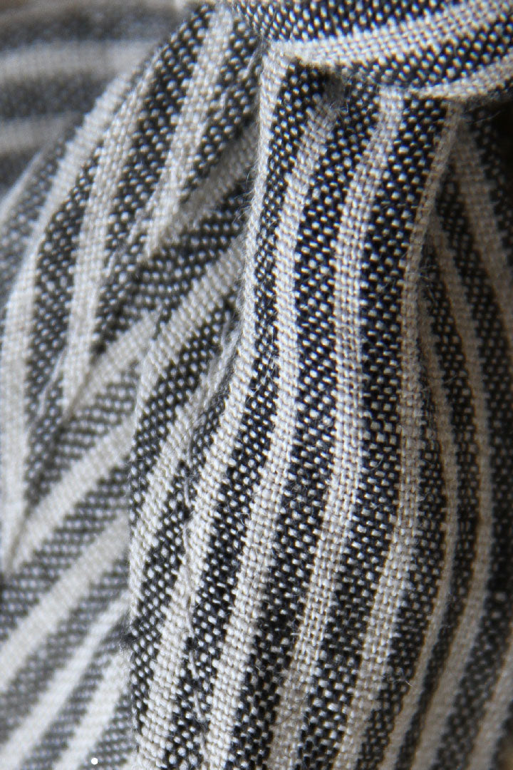 LINEN SCARF - BLACK