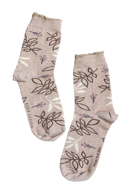 MEADOW SOCKS - ROSE GOLD