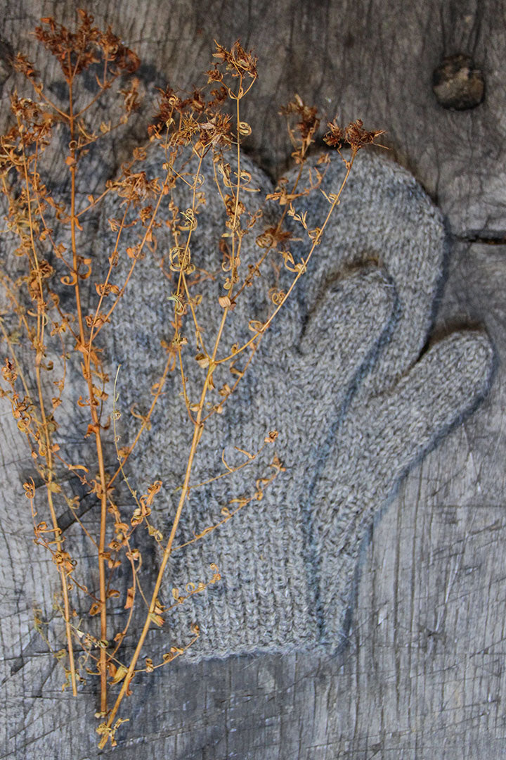 HAND KNITTED MITTENS