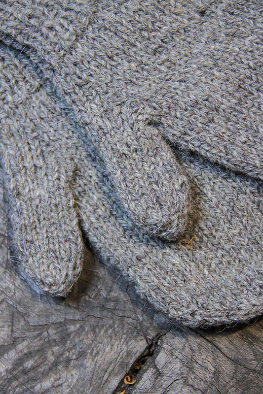 HAND KNITTED MITTENS
