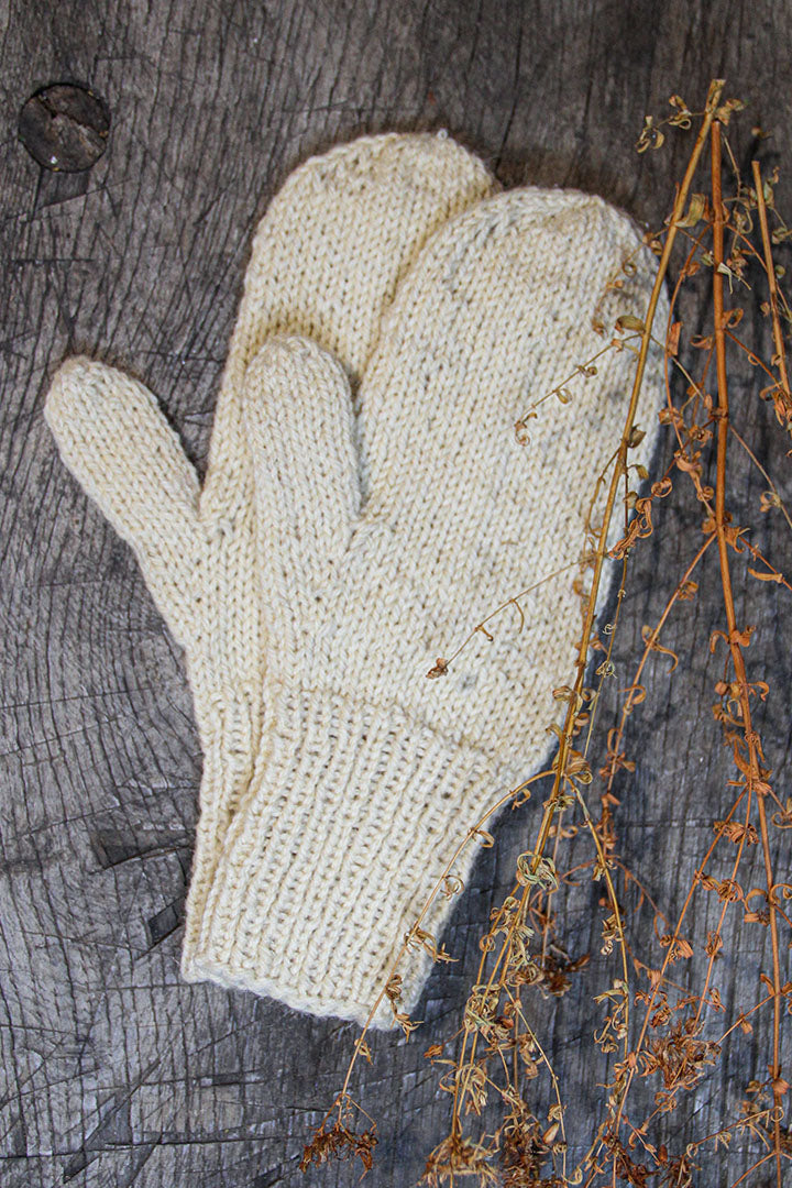 HAND KNITTED MITTENS