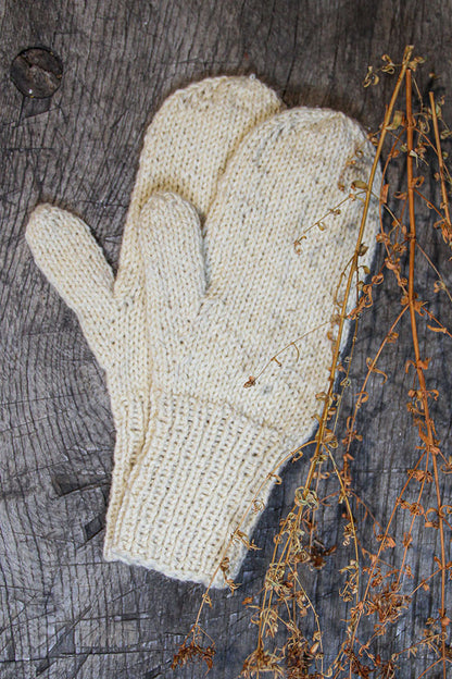HAND KNITTED MITTENS