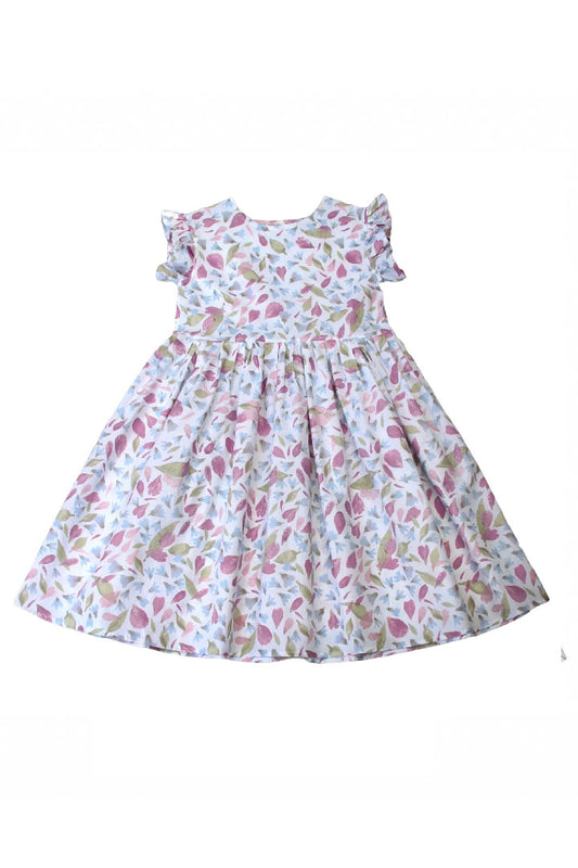 DRESS - PEONIES AND BLUEBELLS (available in size: 34/36, 38/40)