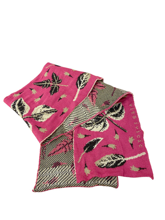Knitted scarf - pink