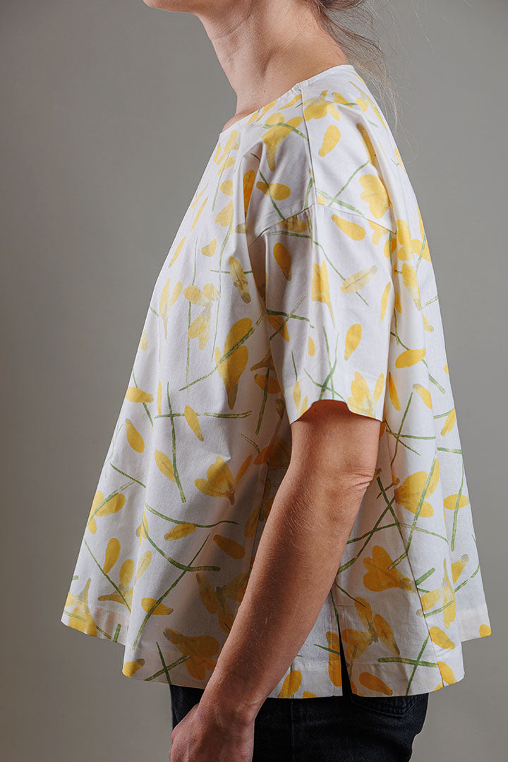 CROCUS FLOWERS SQUARE TOP (available in size: 36, 38, 40, 42)