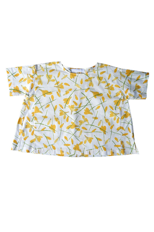 CROCUS FLOWERS SQUARE TOP (available in size: 36, 38, 40, 42)