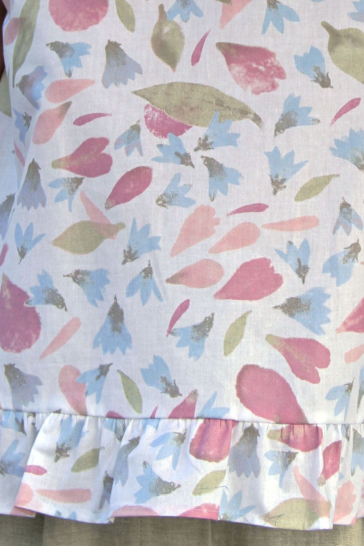 PEONIES AND BLUEBELLS SUMMER TOP (available in size: 36, 38, 40, 42)