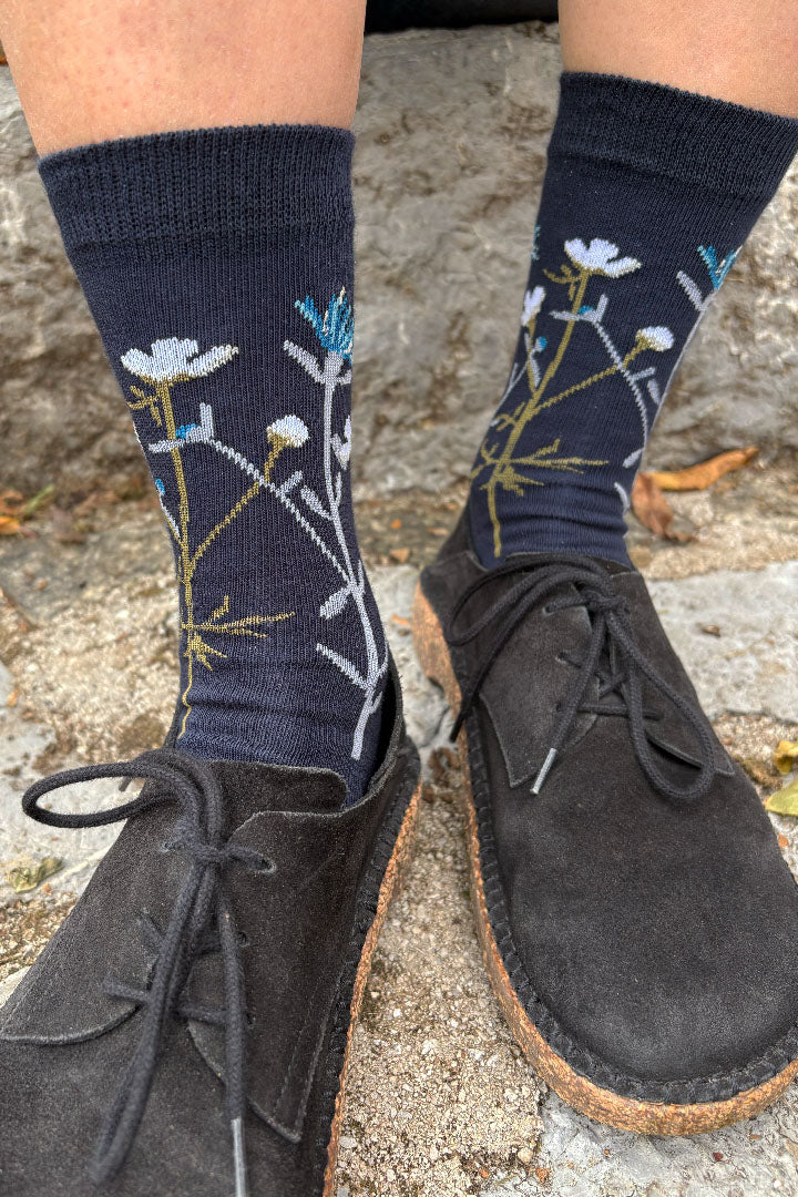 Buttercup and Knapweed socks - TWO PAIRS