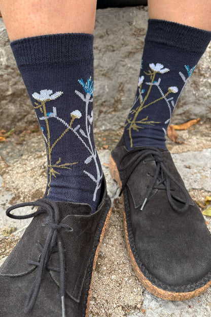 Buttercup and Knapweed socks - TWO PAIRS