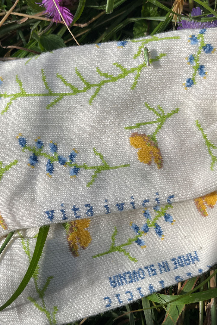 Meadow socks - off white