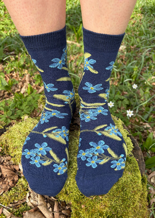 Forget-me-not Socks