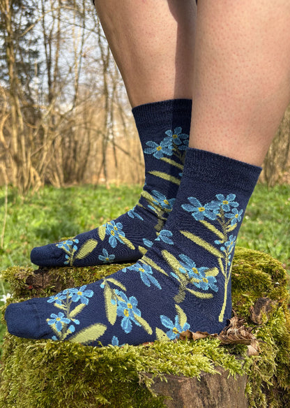 FOUR PAIRS - Floral Socks  PREORDER