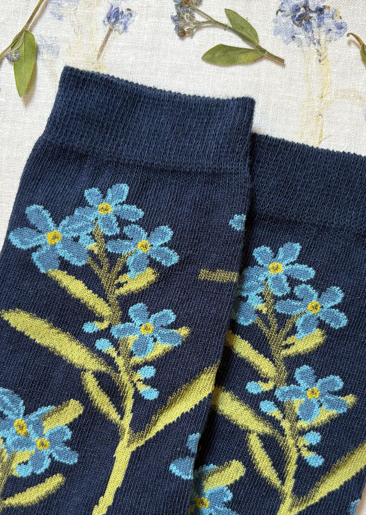 Forget-me-not Socks