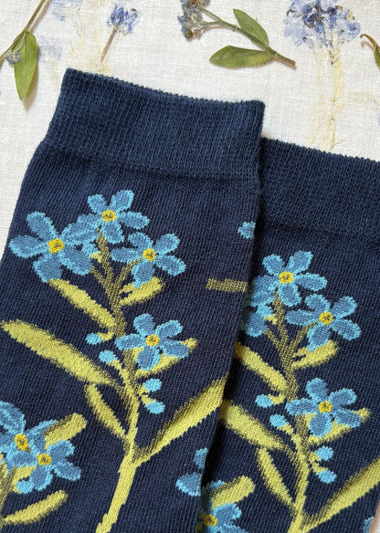 Forget-me-not Socks