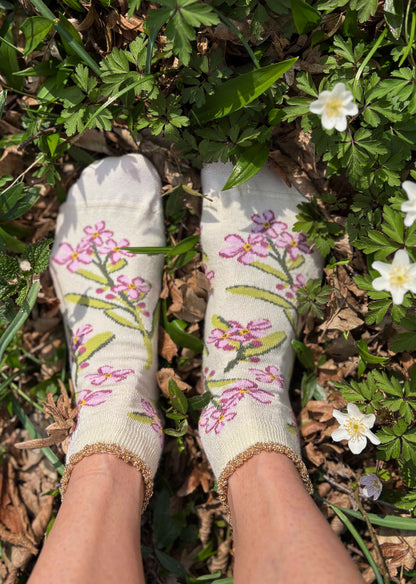 Forget-me-not Socks - low cut PREORDER