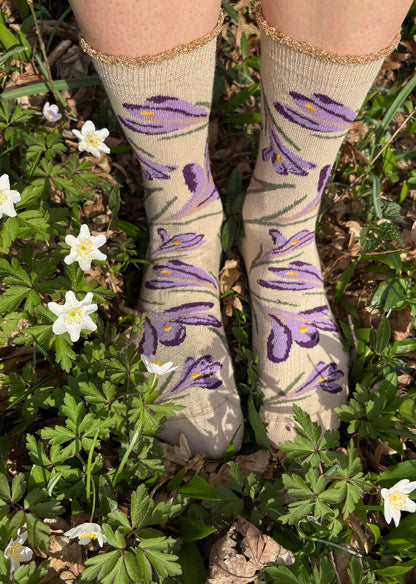 FOUR PAIRS - Floral Socks  PREORDER