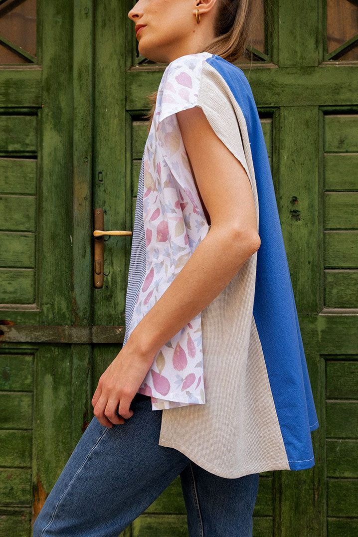 patchwork floral blouse by morja x vita ivicic