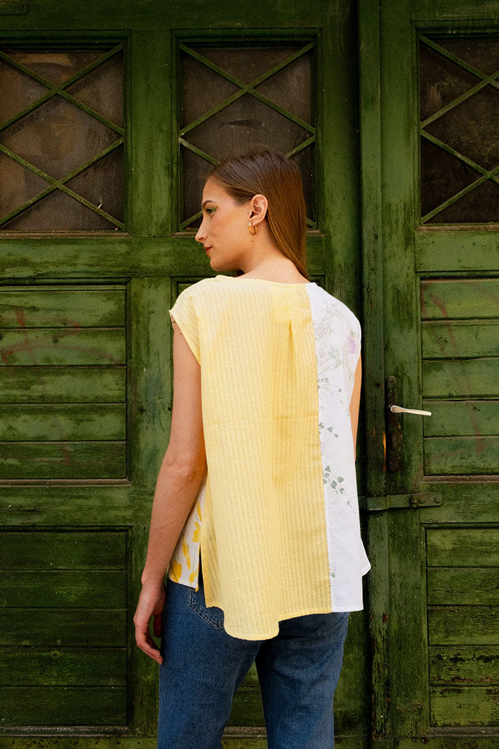 patchwork floral blouse by morja x vita ivicic